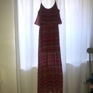 Patterned maxi dress